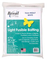 Bosal 3503-02 Polyester Light Fusible Batting 114.3x91.4cm